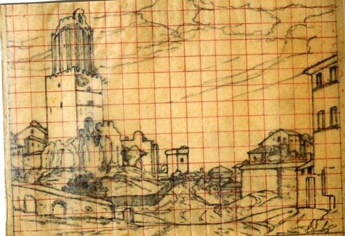 1910 - La torre delle Milizie